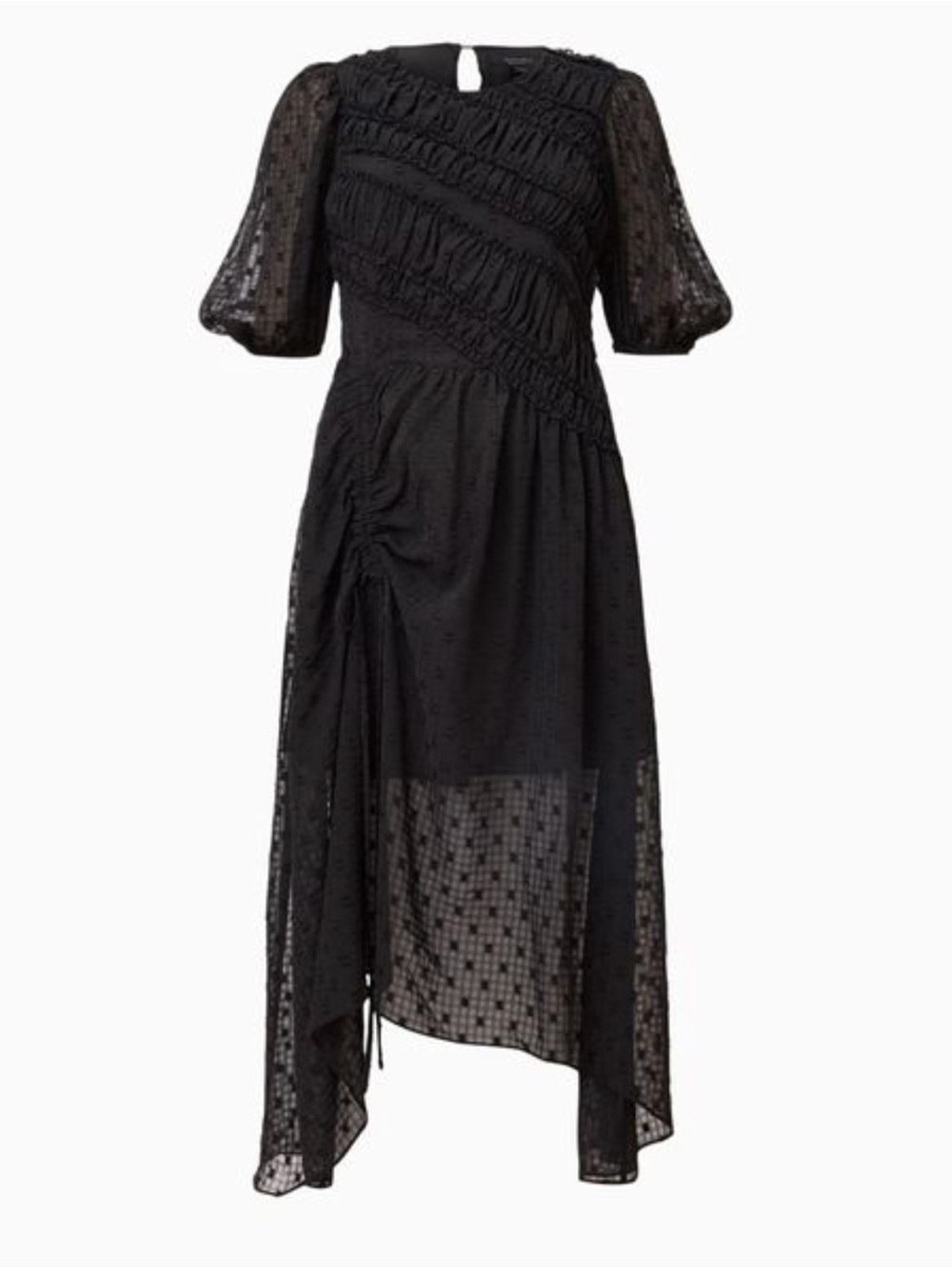 Allsaints Black Serene Dress